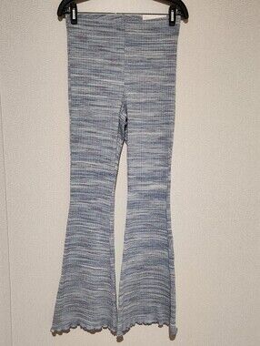 American Eagle Knit Super High Rise Pull On Flare Pants Medium New
